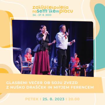 Petek, Nuška Drašček in Mitja Ferenc